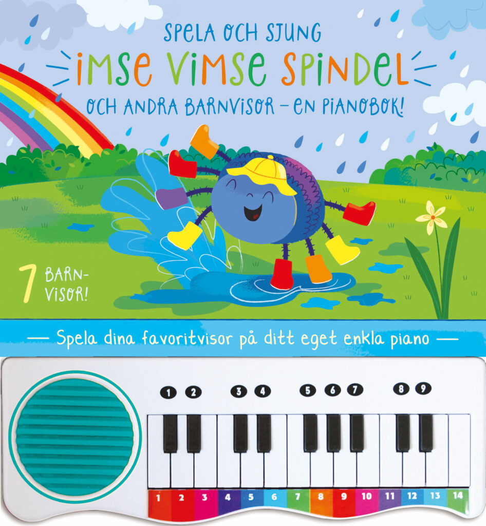 Book Cover: Spela och sjung IMSE VIMSE SPINDEL och andra barnvisor – en pianobok!