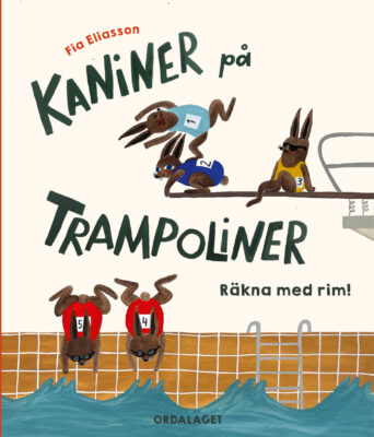 Book Cover: Kaniner på trampoliner. Räkna med rim!